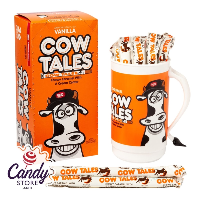 Vanilla Cow Tales Caramel Sticks - 100ct