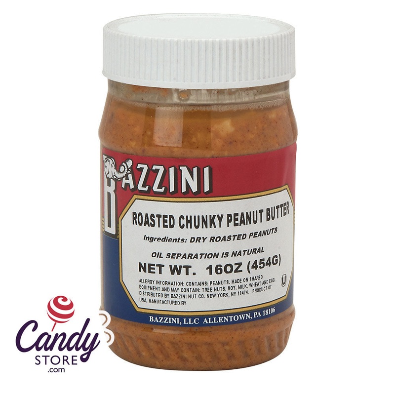 Bazzini Roasted Chunky Peanut Butter 16oz Jar - 1ct