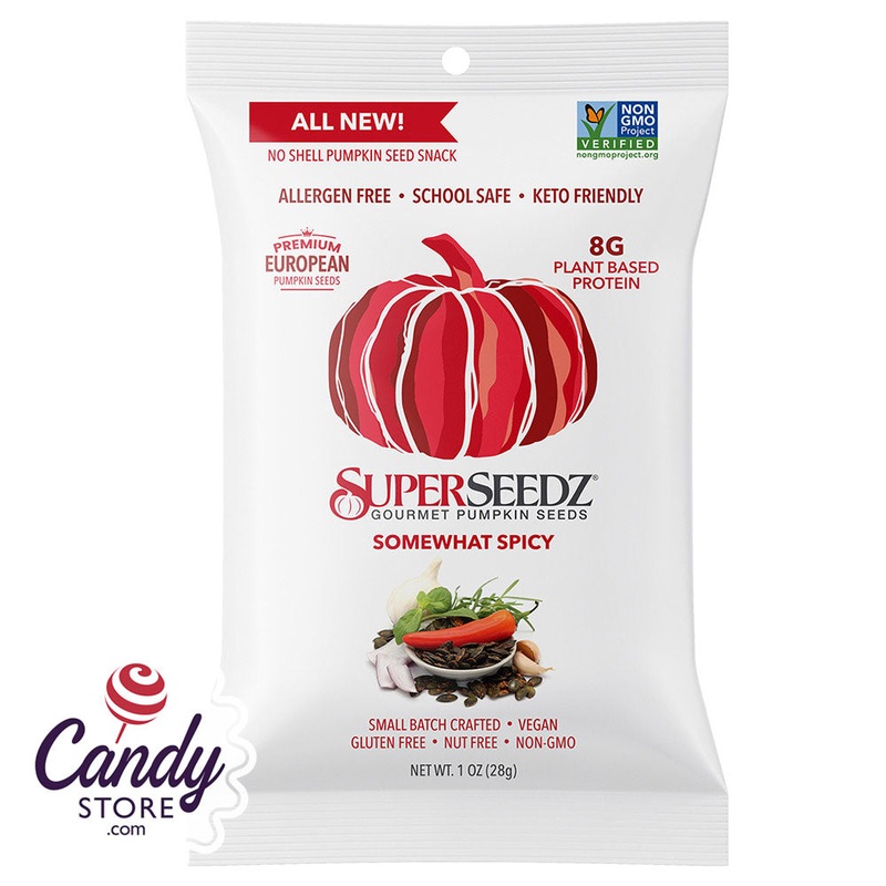 Superseedz Somewhat Spicy Pumpkin Seeds 1oz Bag - 12ct