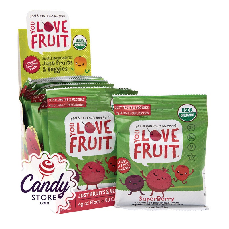 You Love Fruit Super Berry 1oz Bags - 12ct