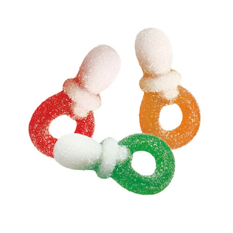 Assorted Gummi Pacifiers - 5lb