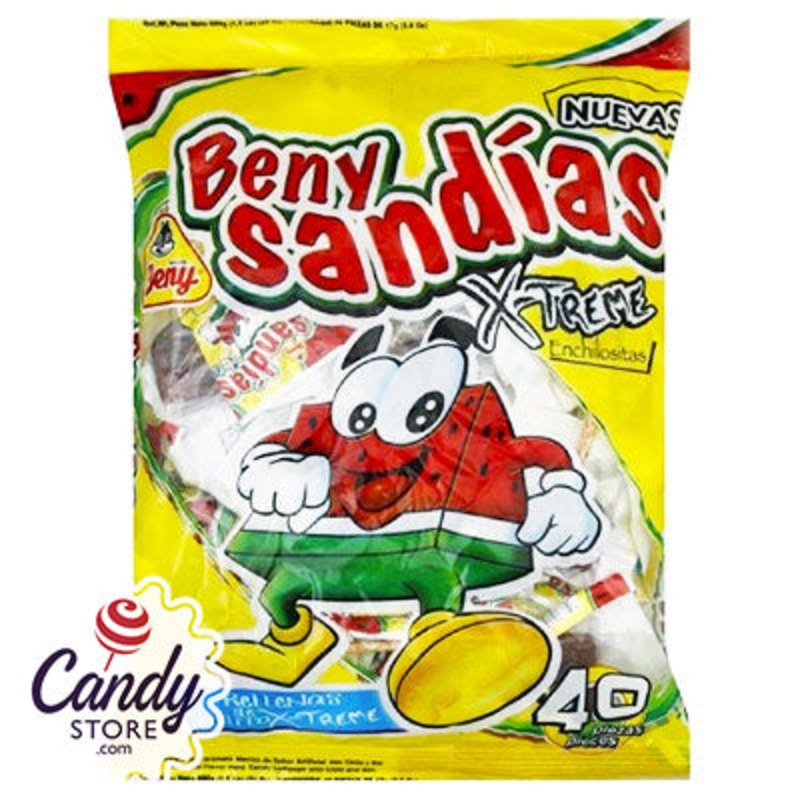 Beny Paleta Sandias Extreme w/ Chili - 40ct