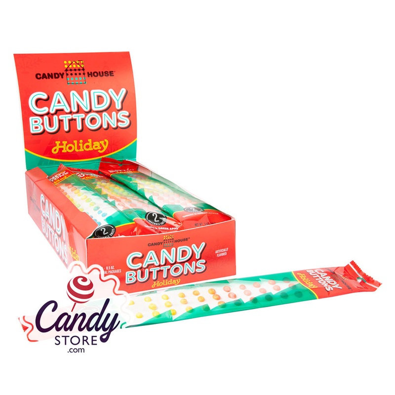 Candy Buttons Christmas Tree 0.5oz - 384ct