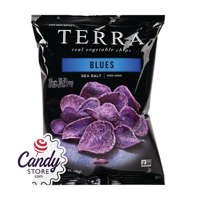 Terra Chips Blues Potato 1oz Bags - 24ct