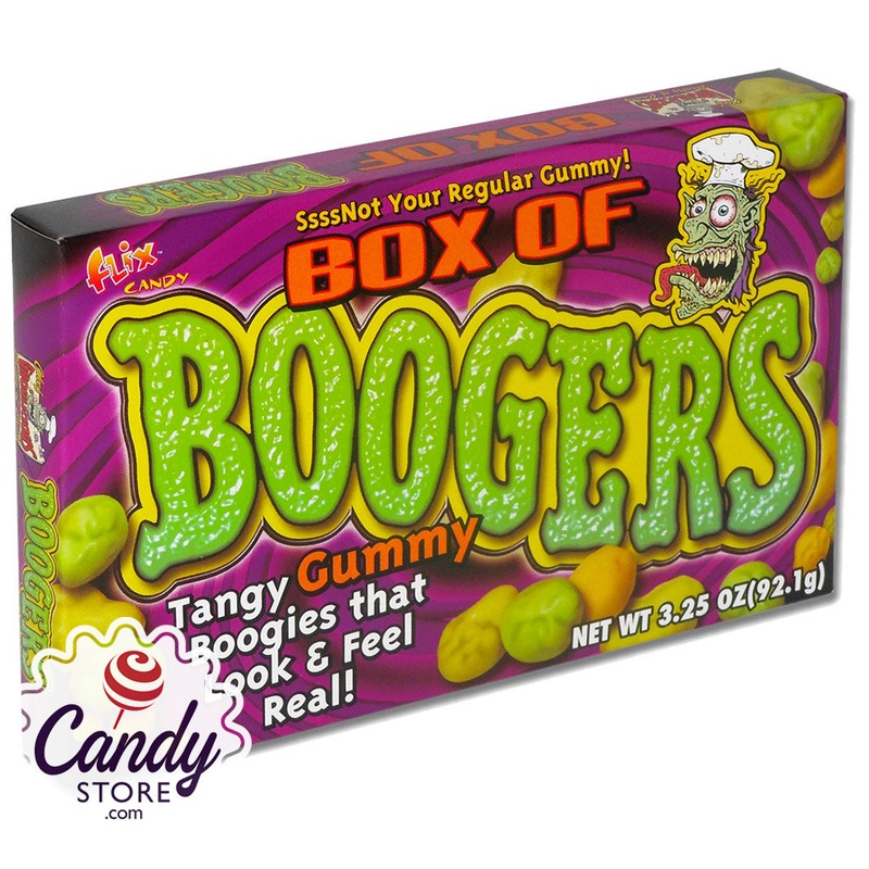 Box of Boogers Gummy Candy - 12ct Boxes