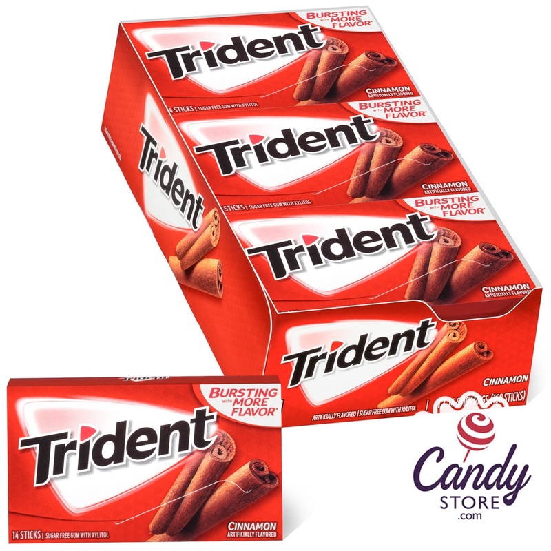 Trident Cinnamon Gum 14pc - 12ct