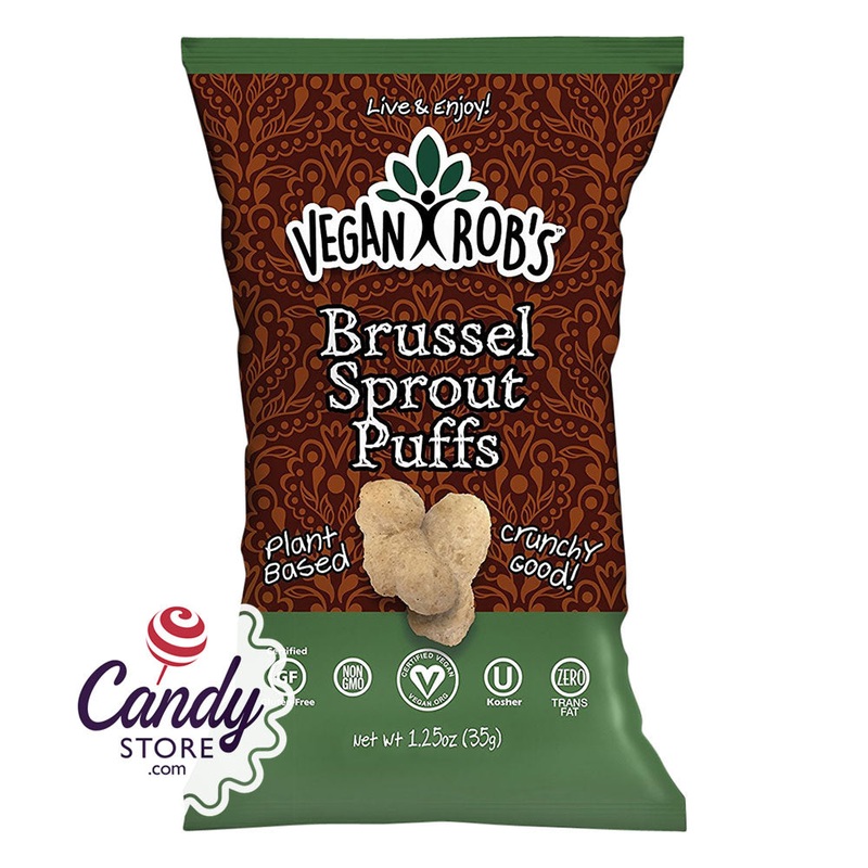Vegan Rob's Brussel Sprout Puffs 1.25oz Bags - 24ct