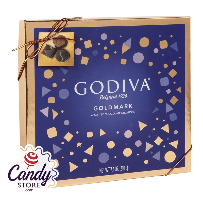 Assorted Godiva Chocolates 17 Pc 7.4oz Box - 6ct
