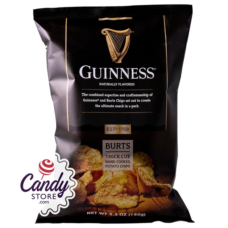Burts Guinness Original Chips 5.3oz Bags - 10ct