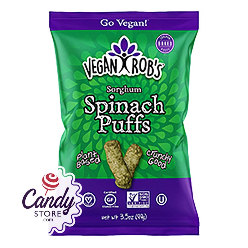 Vegan Rob's Spinach Puffs 3.5oz Bags - 12ct