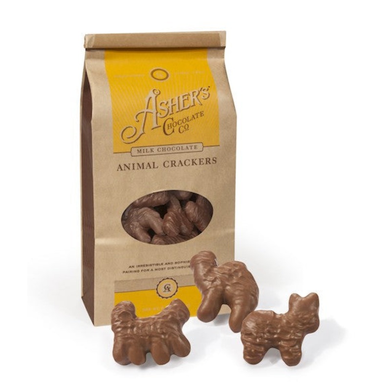 Asher's Milk Chocolate Animal Crackers Bags - 12ct