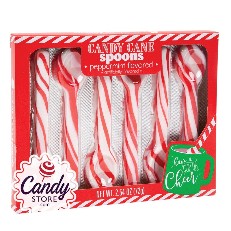 Candy Peppermint Spoons 2.54oz - 48ct