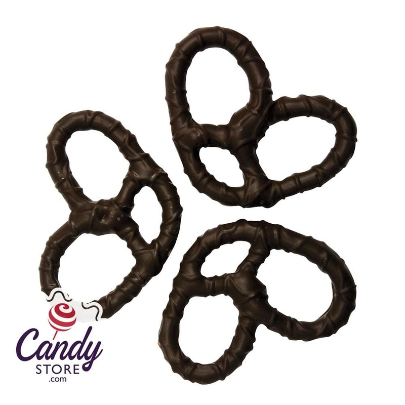 3-Ring Dark Chocolate Pretzel - 7lb