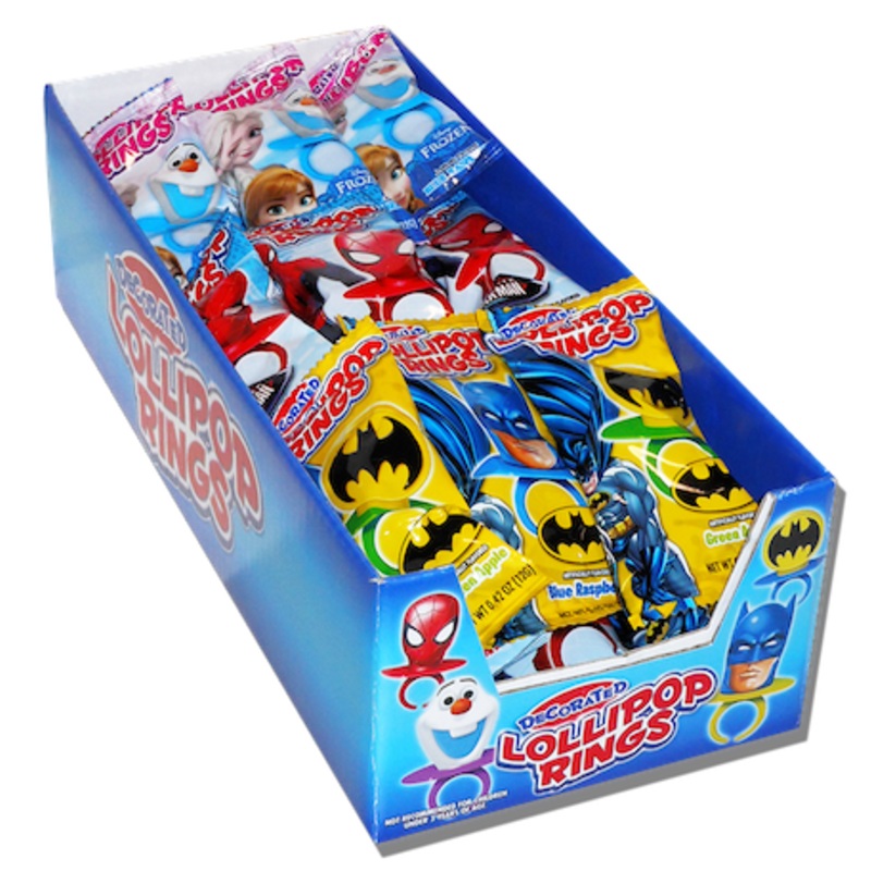 Assorted Lollipop Rings - 24ct