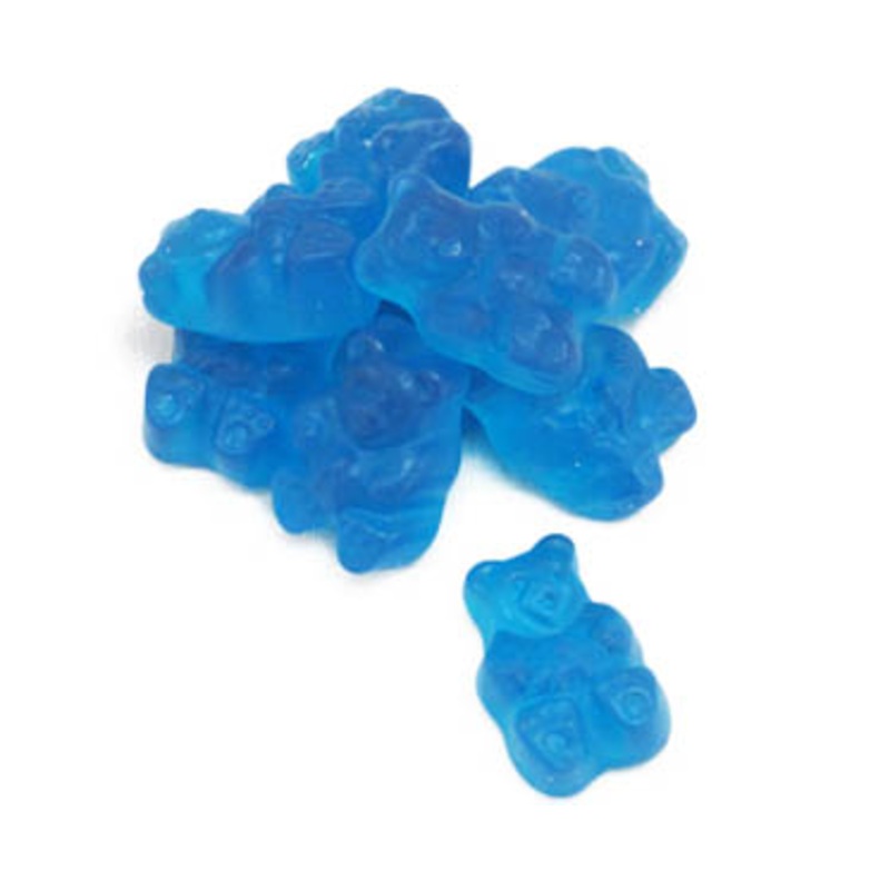 Blue Raspberry Gummi Bears - 5lb