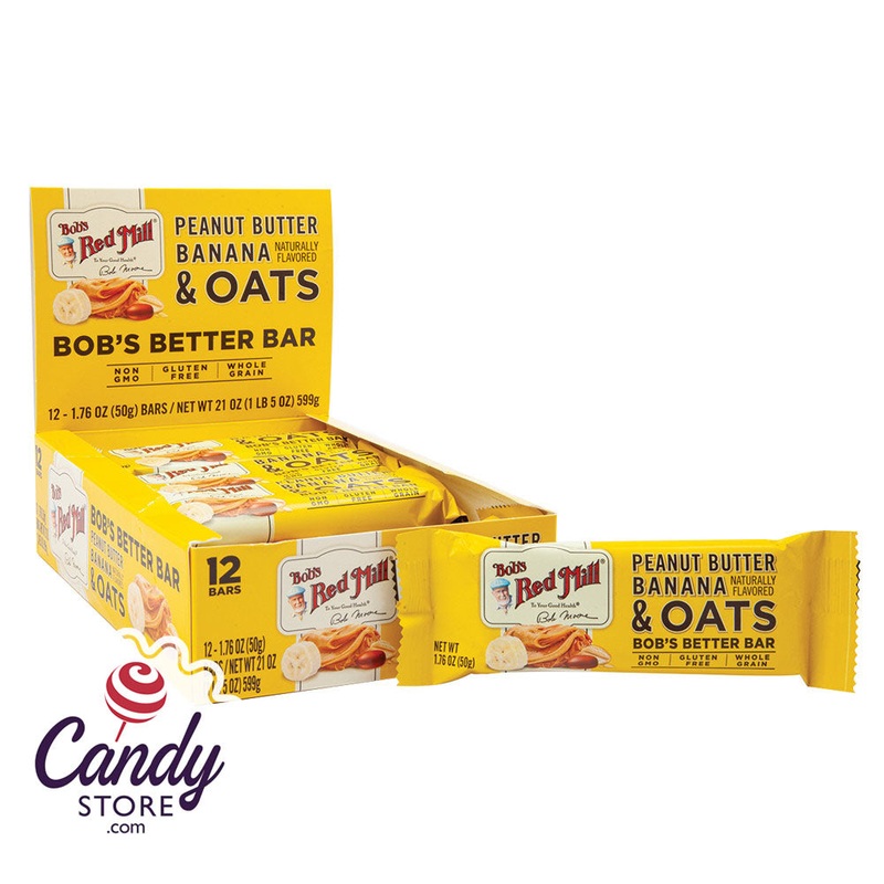 Bob's Red Mill Peanut Butter Banana & Oats 1.76oz Bar - 12ct