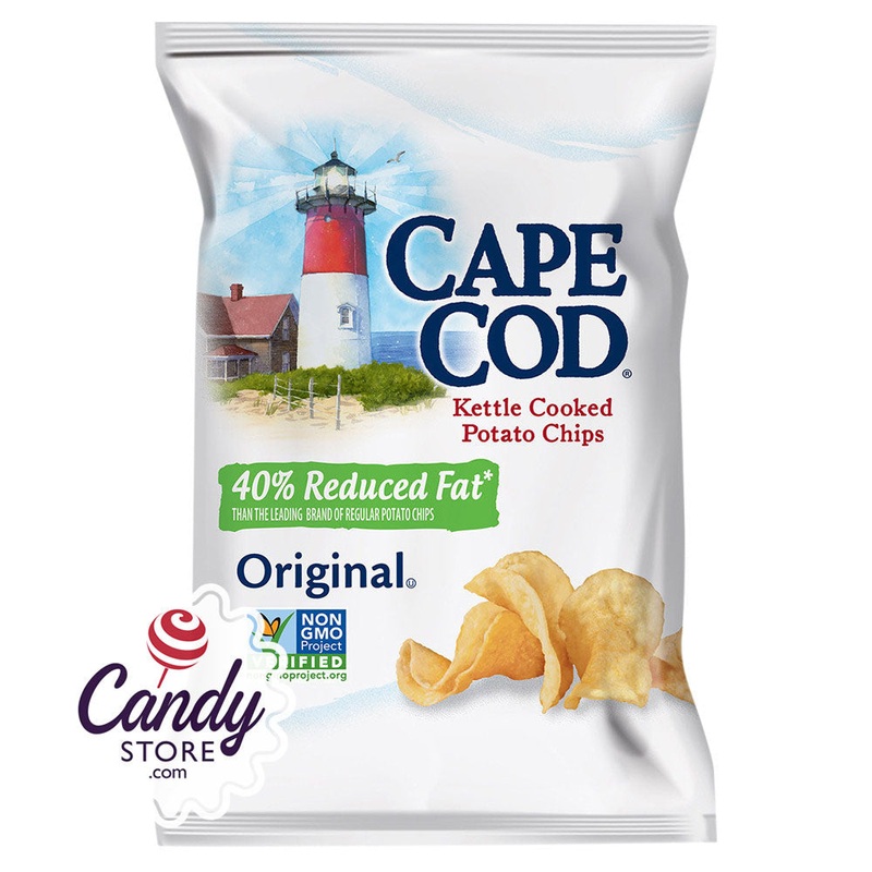 Cape Cod Reduced Fat Original Chips 2oz Bags - 24ct