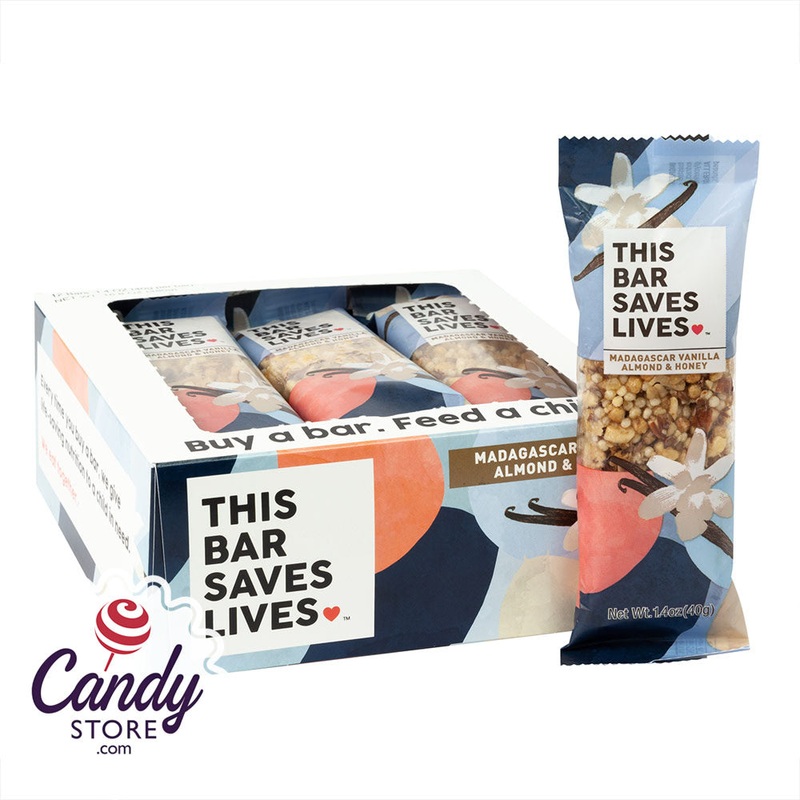 This Bar Saves Lives Vanilla Almond 1.4oz - 12ct