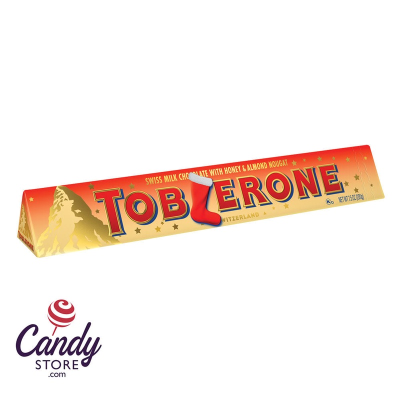Toblerone Naughty Nice Milk Chocolate 7.05oz Bar - 10ct