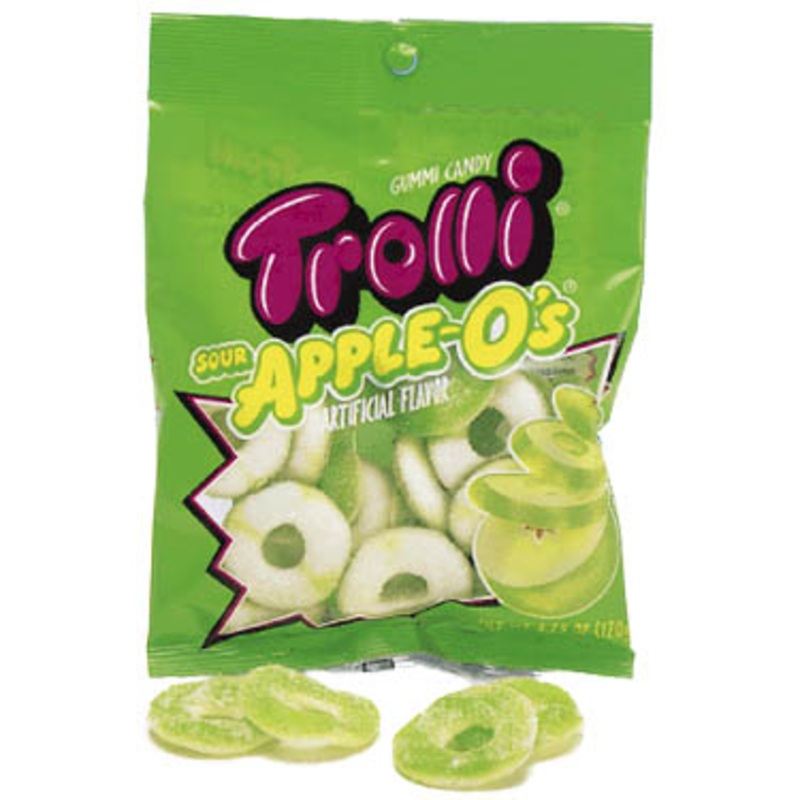 Apple O's Gummi Rings Trolli - 12ct Bag