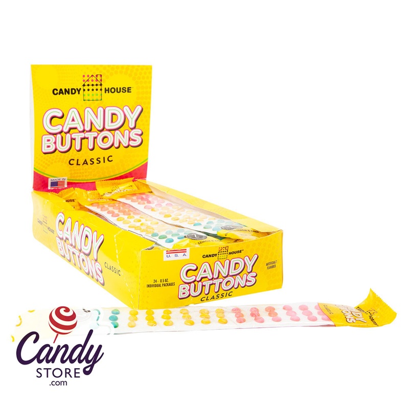 Candy Buttons - Wrapped - 24ct