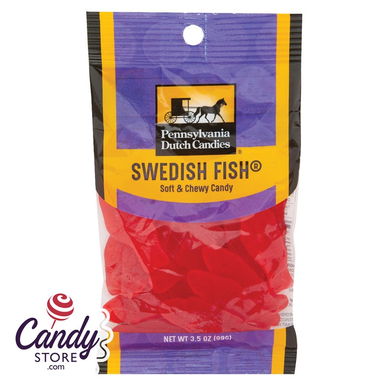 Swedish Fish Candy - 12ct Peg Bags