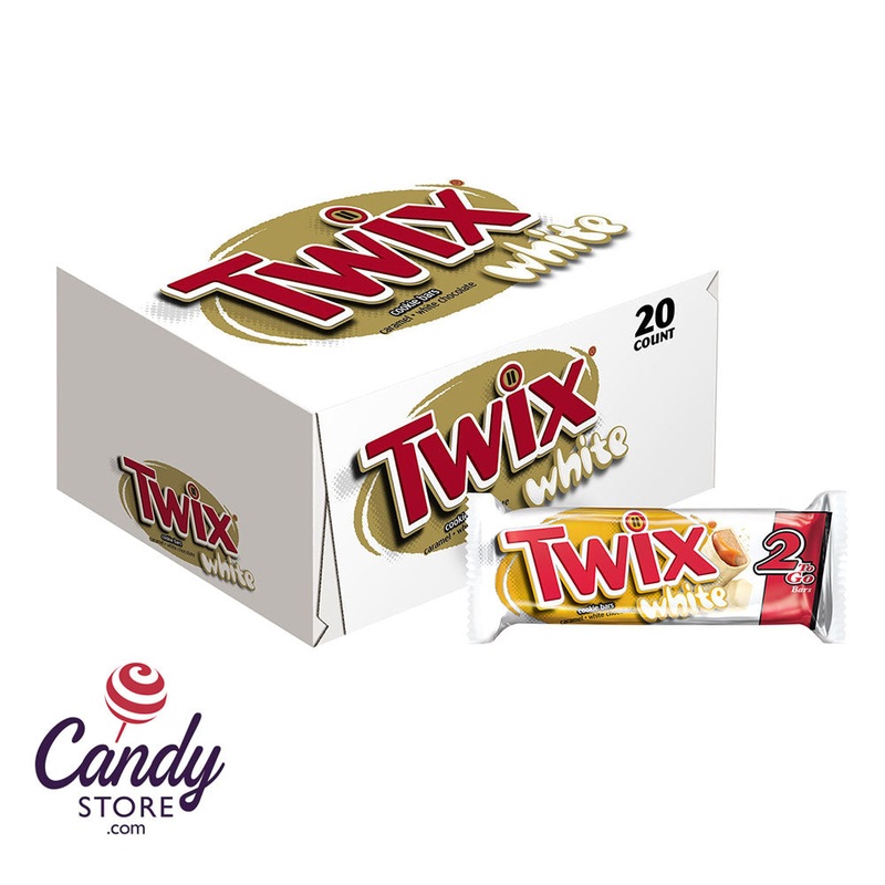 Twix White Chocolate 2.64oz King Size Bar - 20ct