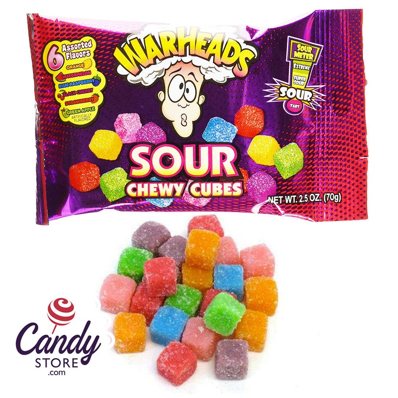 Warhead Sour Chewy Cubes - 15ct