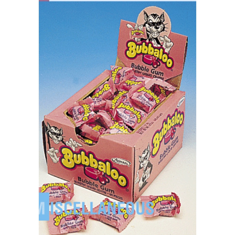 Bubbaloo Bubble Gum - 60ct