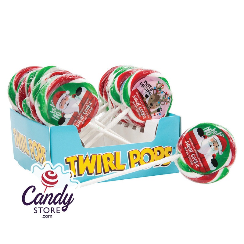 Twirl Pops Christmas 1oz - 48ct
