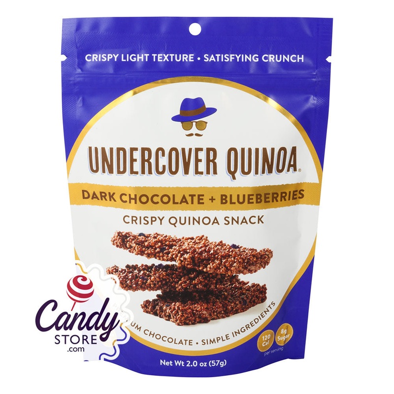Undercover Quinoa Dark Chocolate + Blueberries 2oz Bags - 12ct