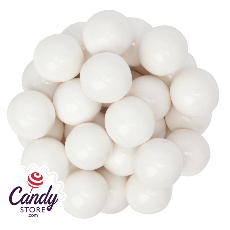 White Gumballs Fruit-Flavored - 850ct