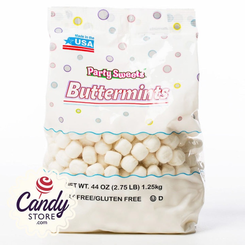 White Buttermint Creams - 2.75lb Bulk
