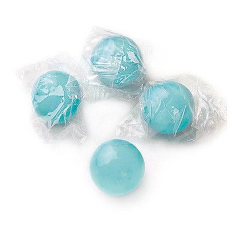 Wrapped Shimmer Robin Egg Blue Gumballs