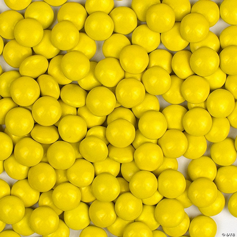 Yellow Chocolate Gems 24oz Bags - 750ct