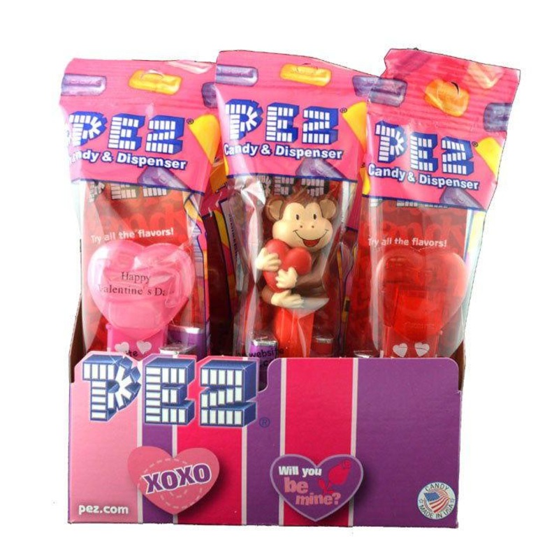 Valentine Pez Dispensers