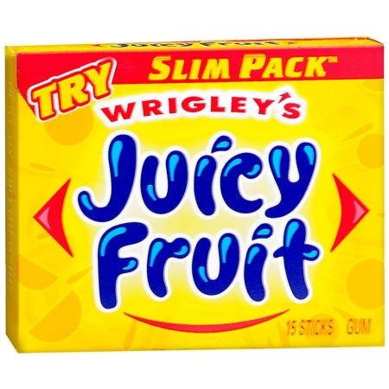 Wrigley's Juicy Fruit Gum Slim Pack