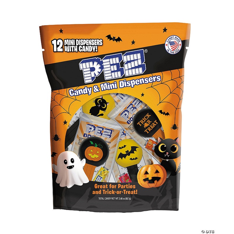 3.48 oz. Mini Pez Halloween Icon Dispensers with Candy Refills - 12 Pc.