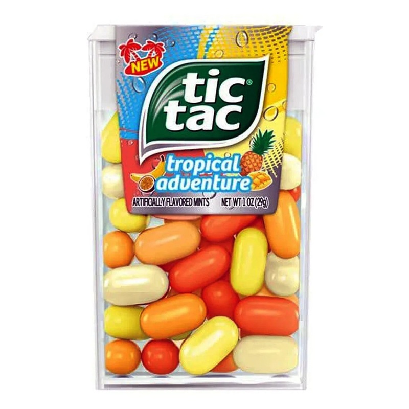 Tic Tac Tropical Adventure Dispensers: 12-Piece Box