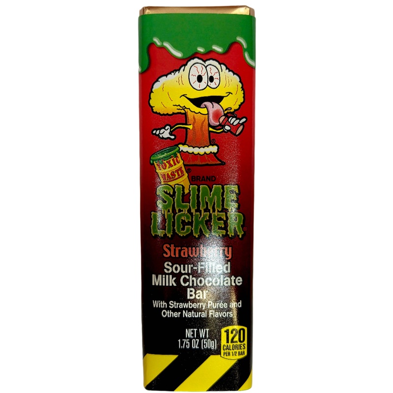 Toxic Waste Slime Licker Strawberry Choc Bar