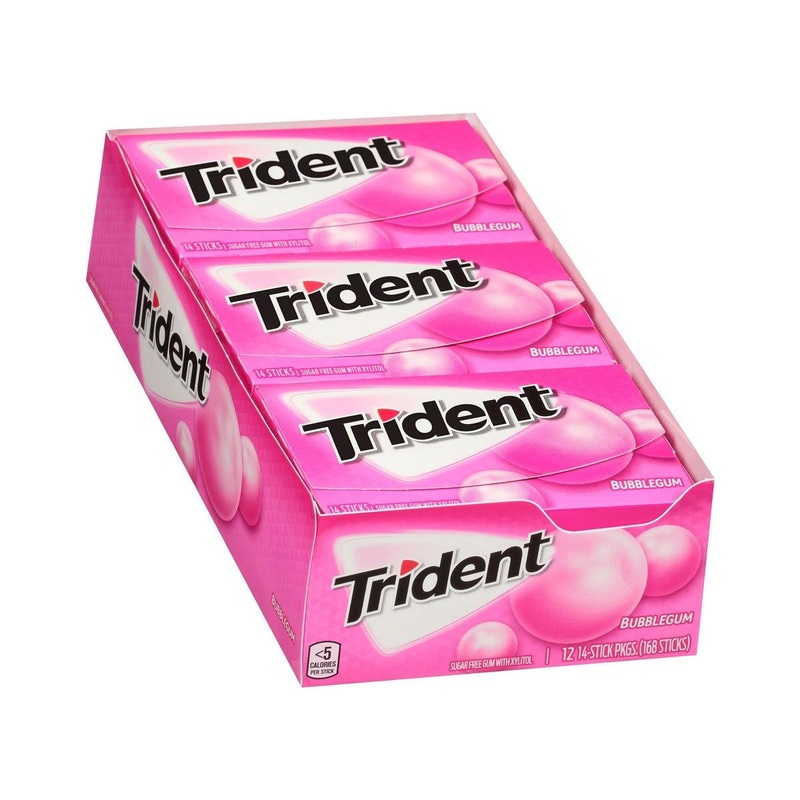 Trident Bubble Gum Plenty Pack