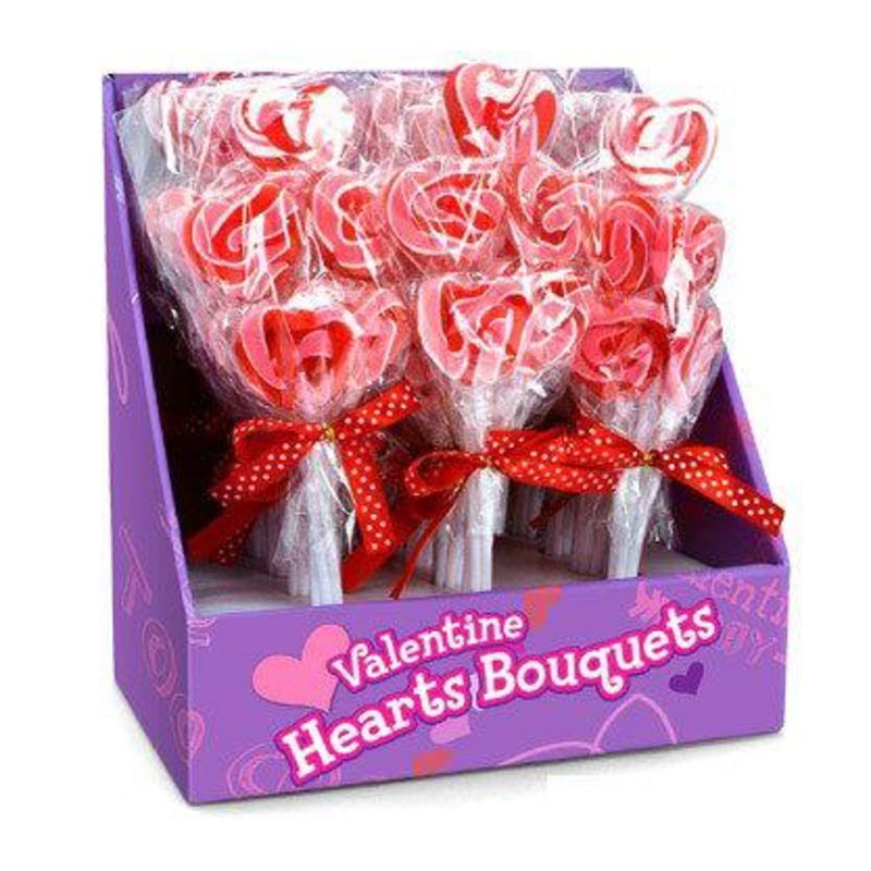 Valentine Heart Lollipop Bouquets