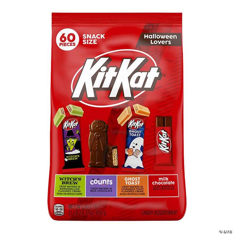 30.2 oz. Hersheys Kit Kat Halloween Lovers Chocolate Wafers Assortment - 60 Pc.