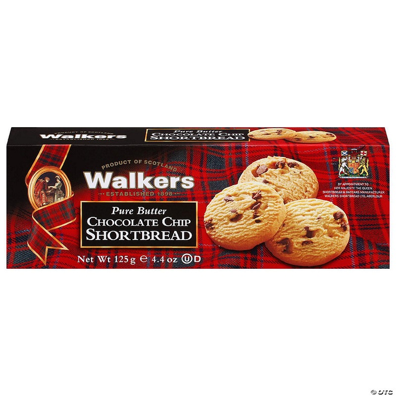 Walkers Shortbread Chocolate chip 4.4 oz (Pack of 12)