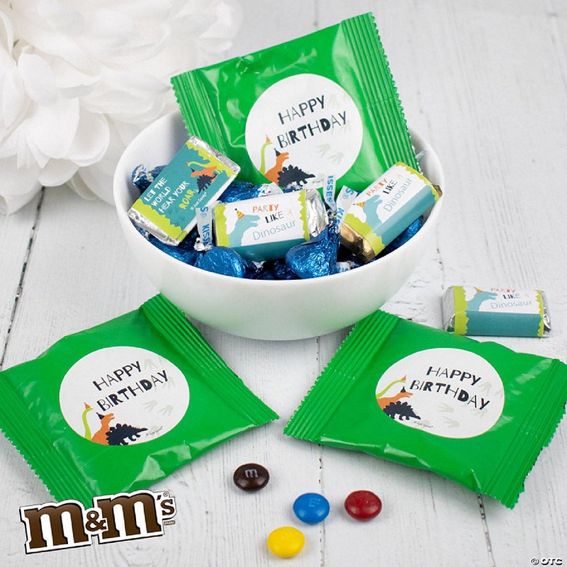 113 Pcs Dinosaur Kids Birthday Candy Pinata Chocolate Party Mix (2 lb)