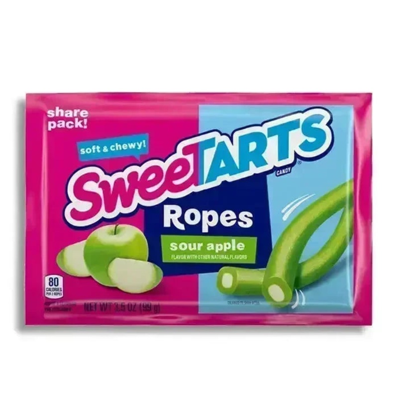 SweeTARTS - Sour Apple Chewy Ropes: 12-Piece Display