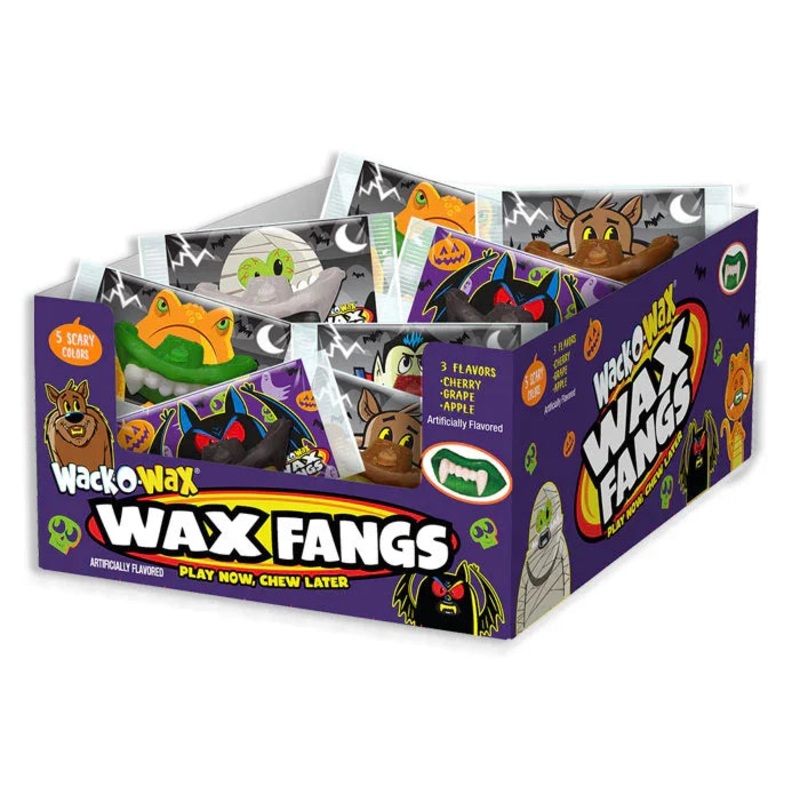 Wax Fangs Halloween Candy: 24-Piece Box