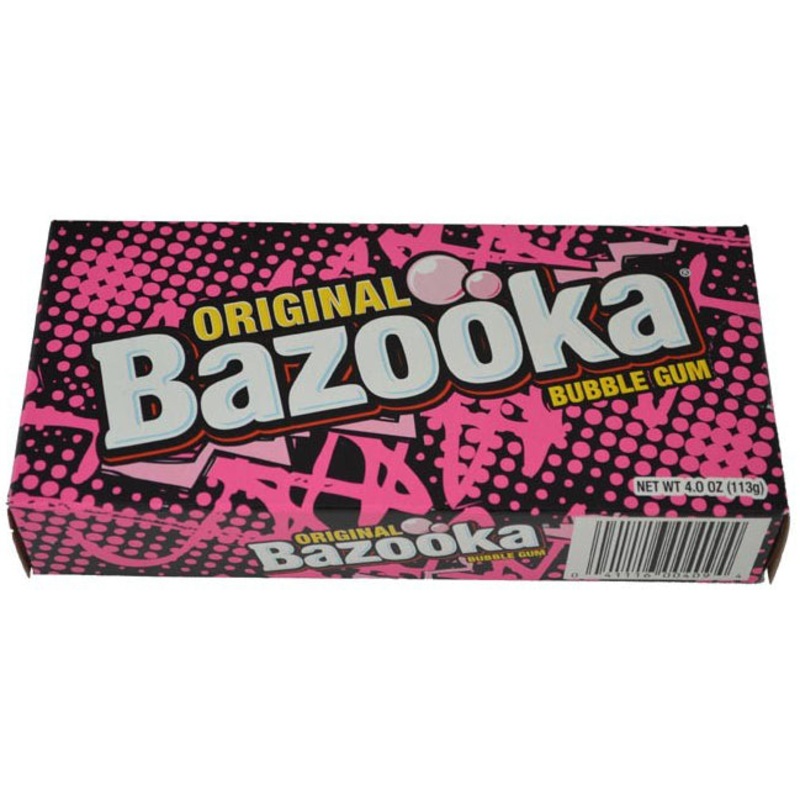 The Bazooka Company Bazooka Party Box Theater Size Box 4oz 12ct