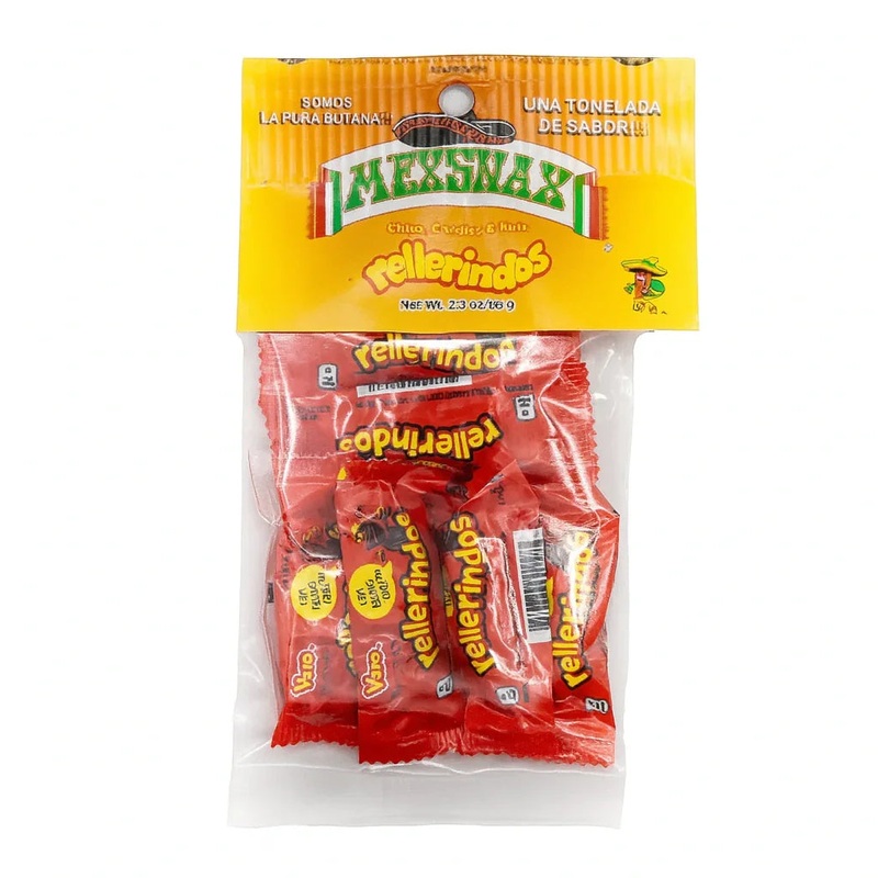 Vero Rellerindos Chili Filled Tamarind Hard Candy Peg Bag: 12-Piece Case