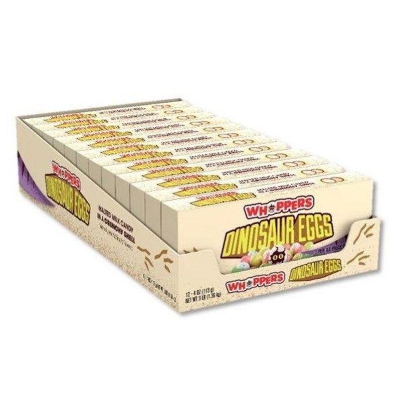 Whoppers Dinosaur Eggs 4 Ounce Concession Box